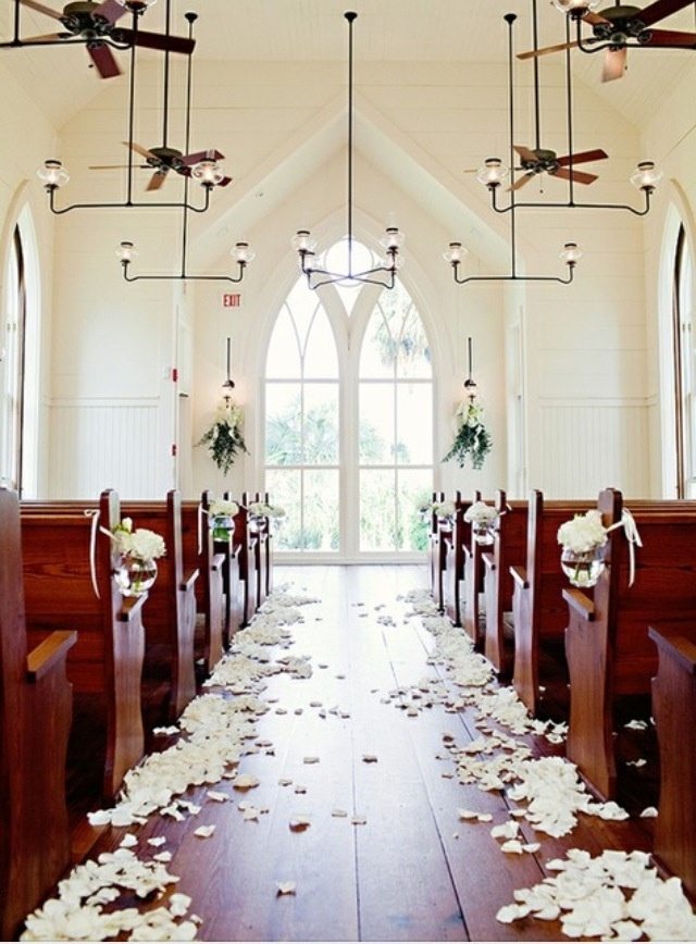 Decorate Church For Wedding Wedding Pew Bows