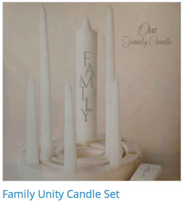 Family Unity Candle Set 1